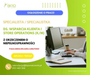 Specjalista ds. Wsparcia Klienta (K/M) i Store Operations zdalnie Ochota - zdjęcie 2