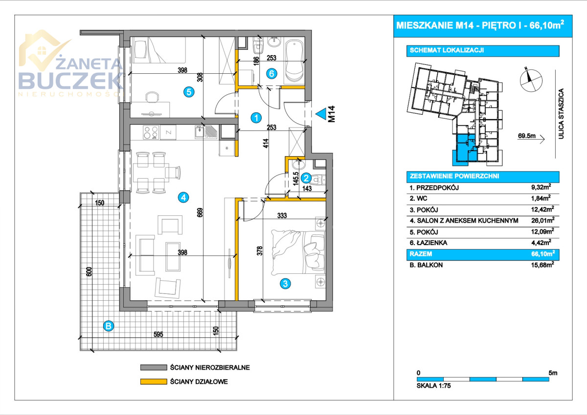 Ostatnie mieszkania-inwestycja Staszica nad Bzurą Sochaczew - zdjęcie 11