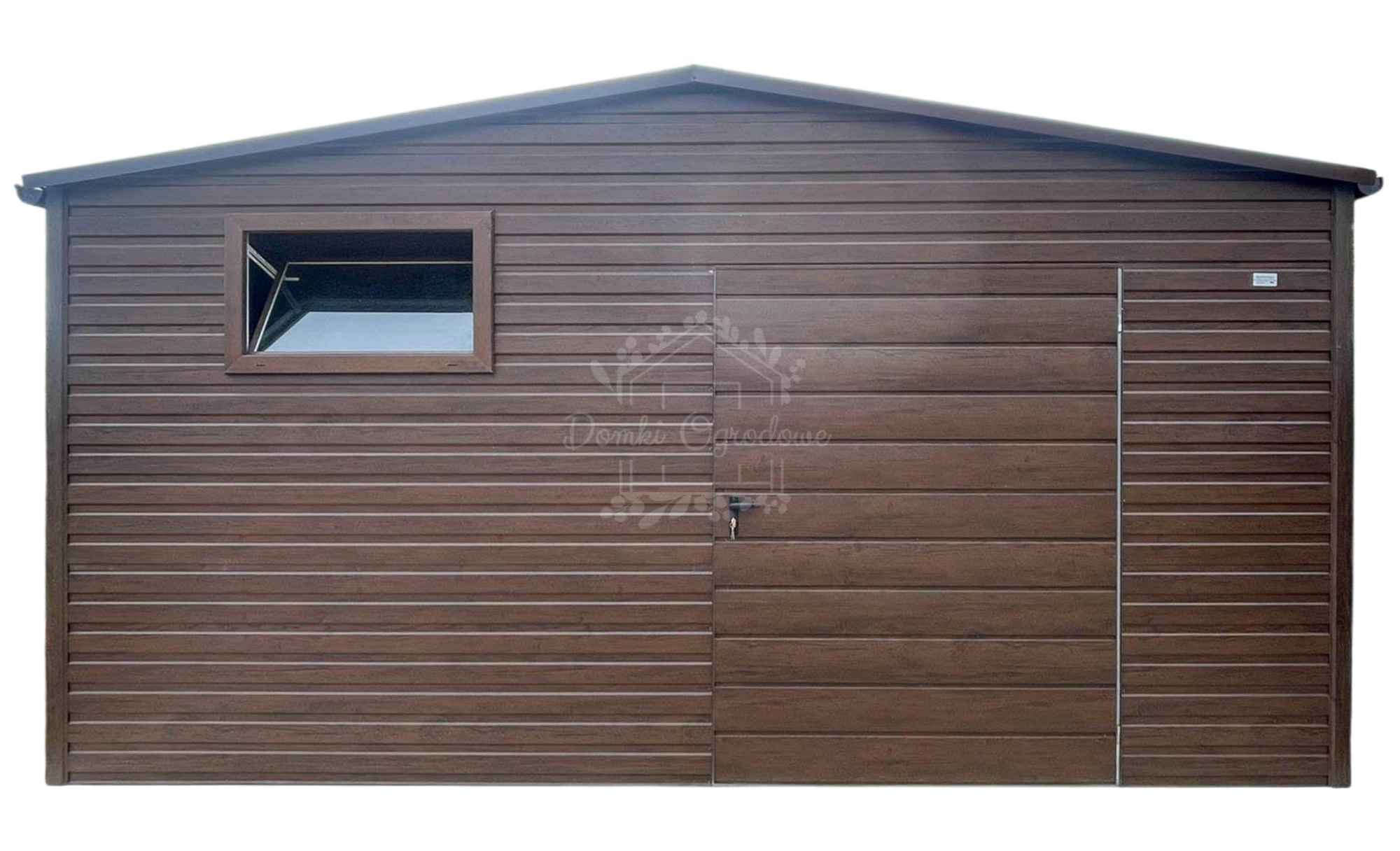 Domek ogrodowy 5,5×4,5 m okno drewnopodobny – dach dwuspadowy ID1228 Rzeszów - zdjęcie 1