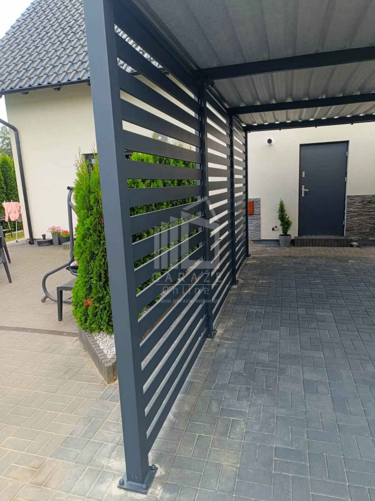 CarPort PREMIUM - wiata samochodowa 6x6  dodatkowa zabudowa ID1034 Piła - zdjęcie 2