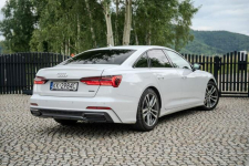 Audi A6 S Line Quattro Gletscherweiss Metallic CarPlay Gwarancja FV Kraków - zdjęcie 2