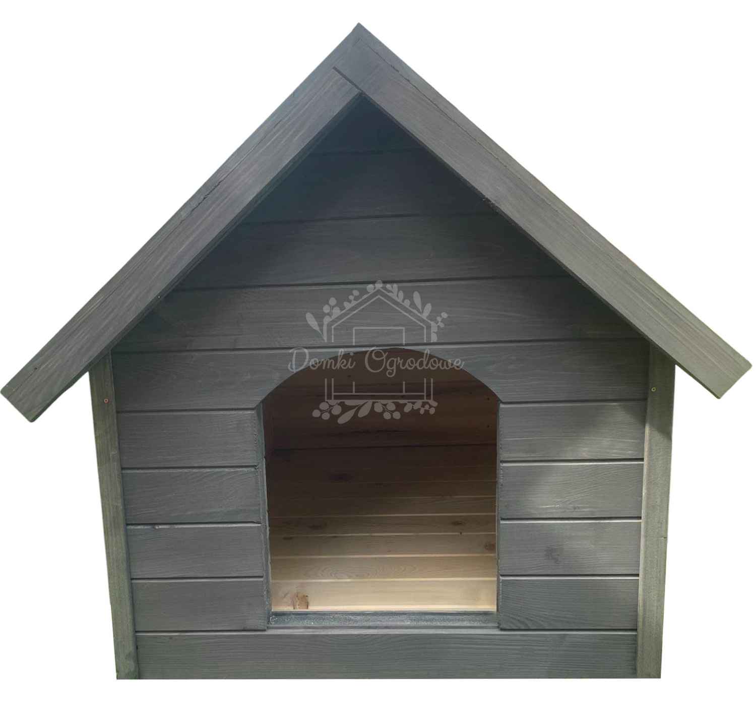 Buda dla psa Rozmiar "M" - Grafit - Dach dwuspadowy ID832 Lubartów - zdjęcie 1