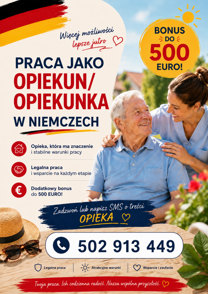 Zatrudnimy opiekunki/opiekunów seniora na terenie Niemiec Kępno - zdjęcie 1