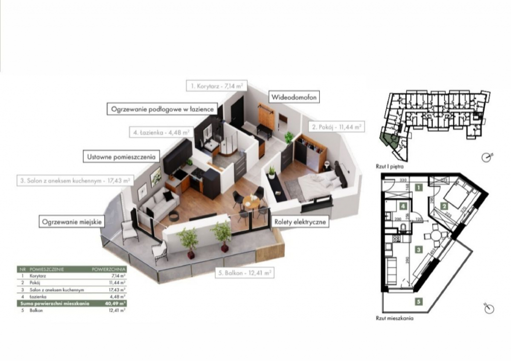 Sprzedam dwupokojowe mieszkanie. 0%prowizji Poznań - zdjęcie 11