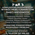 Wywóż Mebli Opróżnianie Mieszkań Domów Piwnic Przeprowadzki