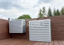 Osłona klimatyzatora - pompy ciepła 70x40x130 cm biały GP294 Białogrądy - zdjęcie 10