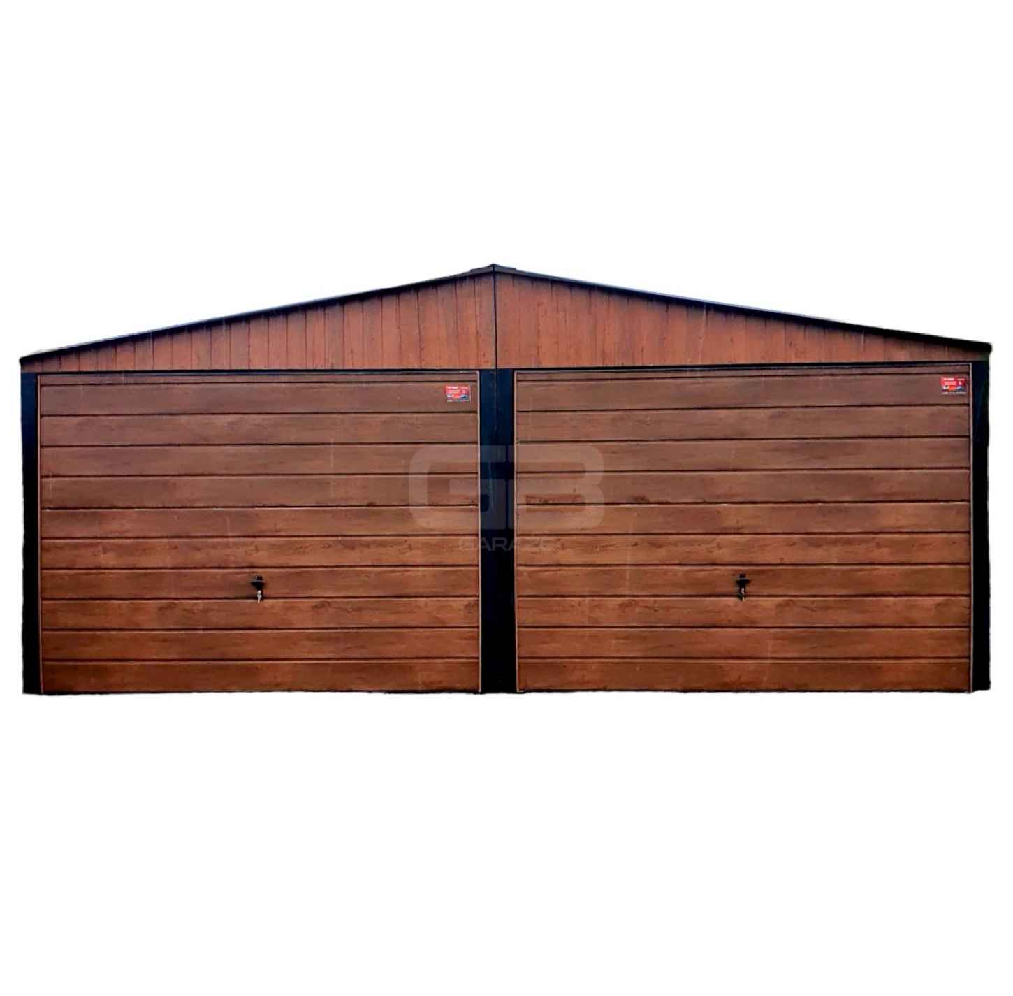 Garaż blaszany 6x7 wolnostojący 2x Brama uchylna Dach GB183 Biała Podlaska - zdjęcie 1