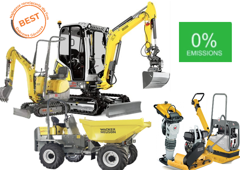 Wynajem minikoparki 1 tona 1.8 t, 2.5 t, 3.5 tony z młotem i wiertnicą Dąbrowa Górnicza - zdjęcie 7