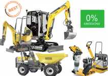 Wynajem minikoparki 1 tona 1.8 t, 2.5 t, 3.5 tony z młotem i wiertnicą Dąbrowa Górnicza - zdjęcie 7