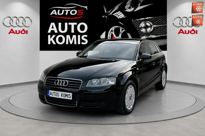 Audi A3 8P 1.6 MPI 101KM Czarna Niski Przebieg Klimatronik Opłacona Wrocław - zdjęcie 1