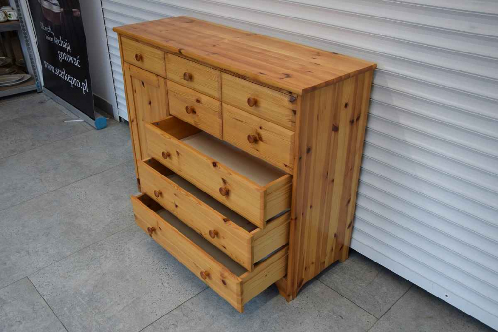komoda z drewna sosnowego - super stan Olsztyn - zdjęcie 6