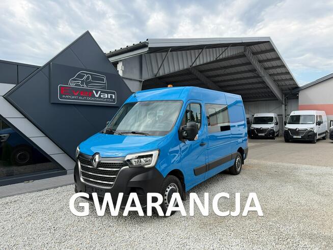Renault Master L2H2 średniak 7-osobowy lift brygadówka doka 150KM Warszawa - zdjęcie 1