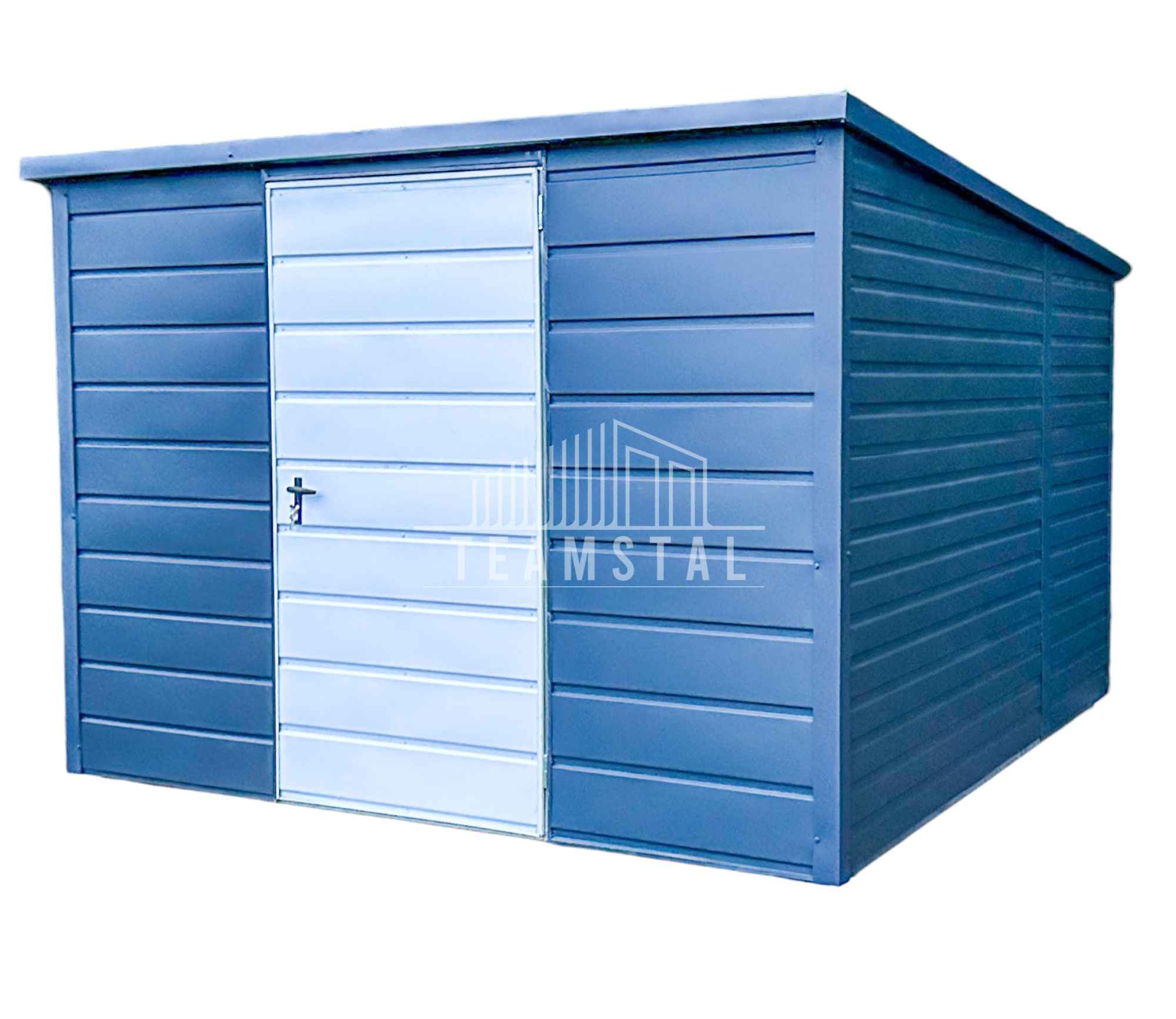 Schowek -  Domek Ogrodowy 3x3m Drzwi - Antracyt - Biały-Spad tył TS655 Kłodzko - zdjęcie 1