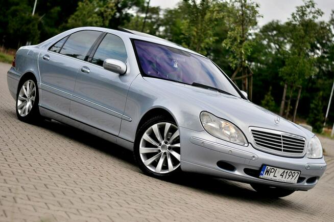 Mercedes S 500 _5.0 300KM_LPG_Long_Full Opcja_Masaże_Dociągi_ Płock - zdjęcie 2
