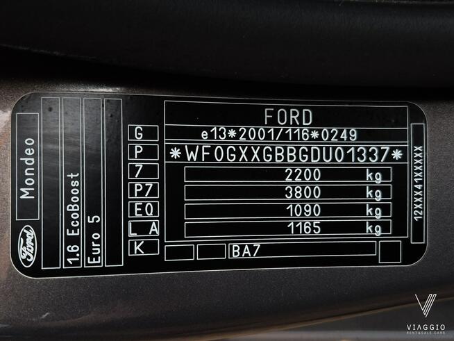 Mondeo 1.6 EcoBoost Champions 160km klima NAVI grzane fotel SERWI 2013 Tychy - zdjęcie 8