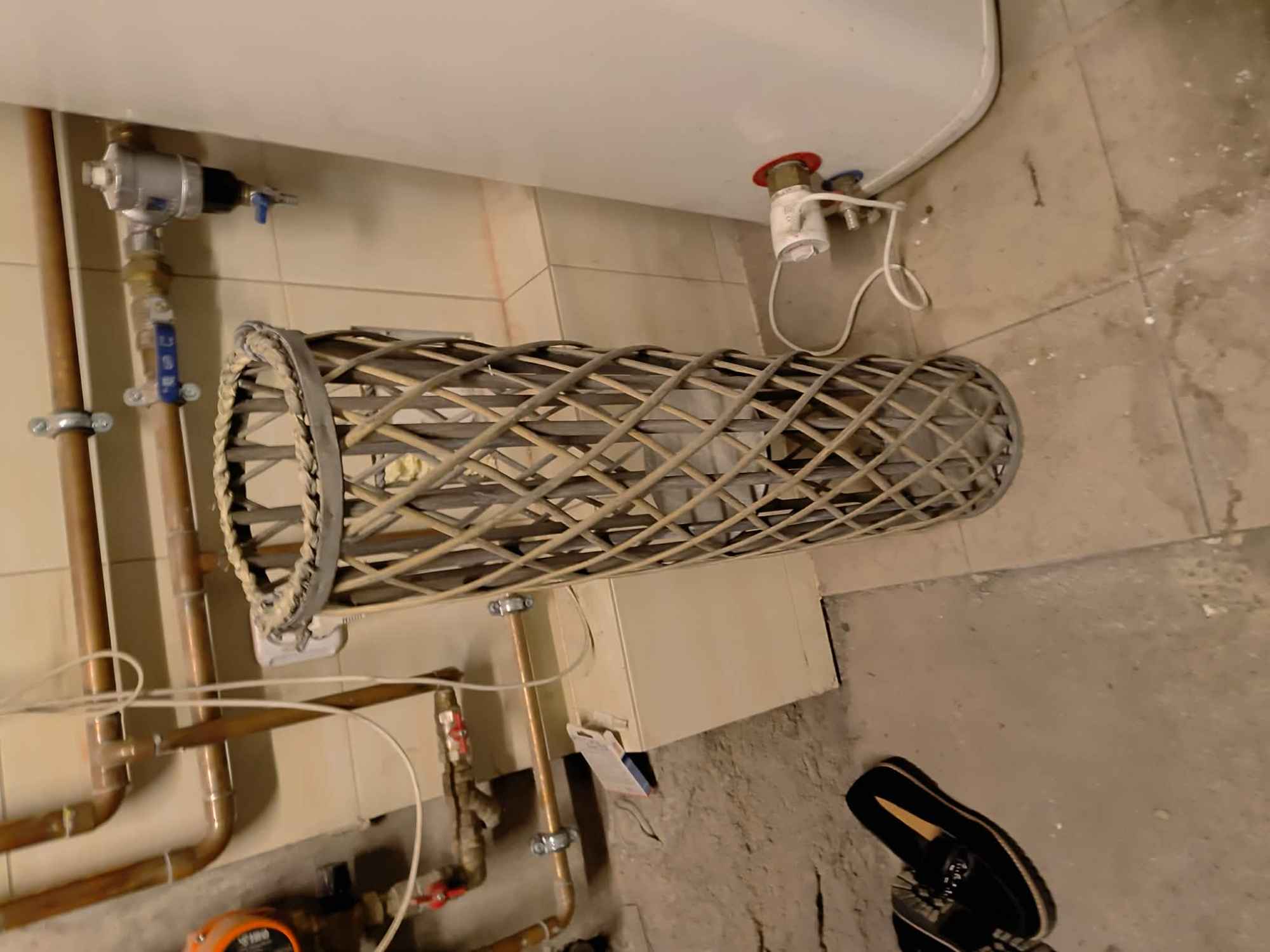 lampion wiklina szary Kiełpino - zdjęcie 2