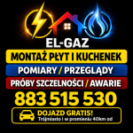 Elektryk/Gazownik Montaż płyt i kuchenek .Pomiary ,próby i przeglądy.