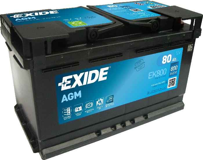 Akumulator Exide AGM start/stop EK800 80Ah 800A EN Ostrowiec Świętokrzyski - zdjęcie 1