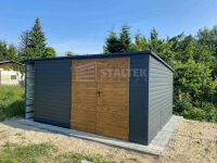 Schowek - Domek Ogrodowy 4,5x2m + wiata 0,5m - Brama  dach  ST182 Kraśnik - zdjęcie 3