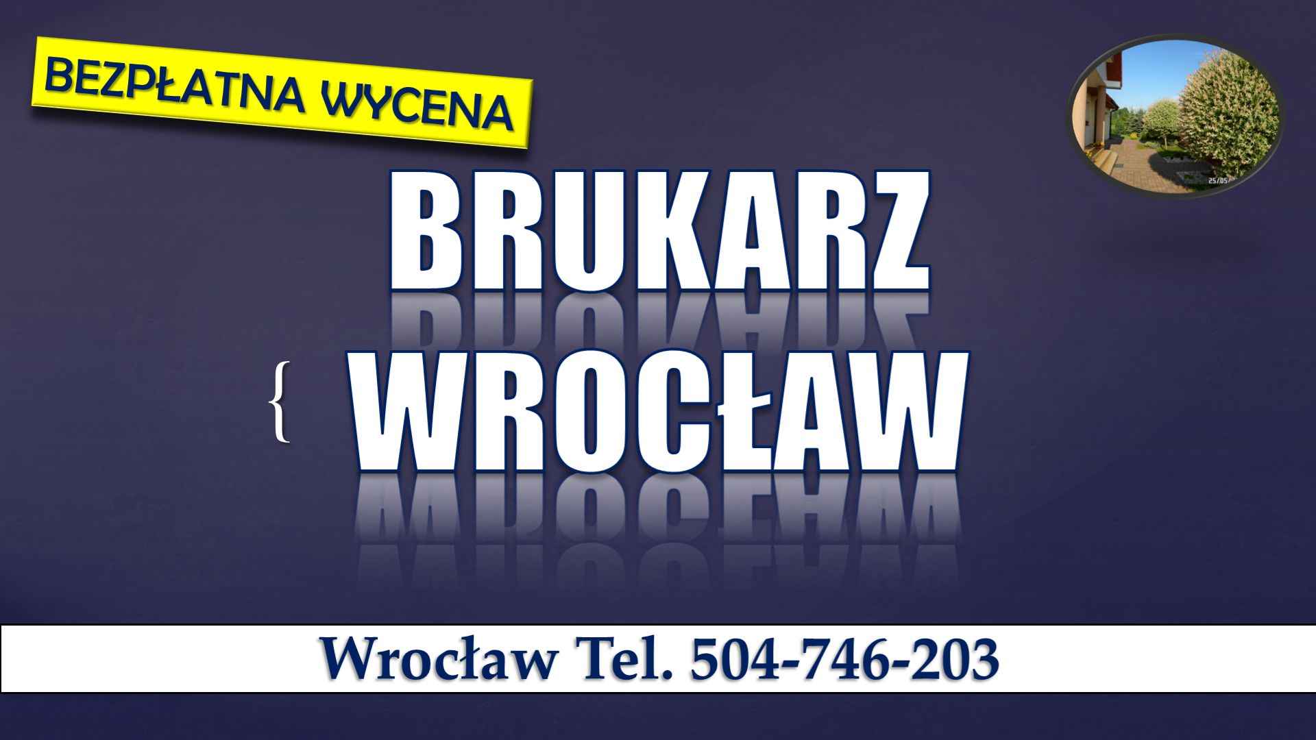 Układanie kostki brukowej Wrocław, tel. 504-746-203. Cennik usługi. Psie Pole - zdjęcie 4