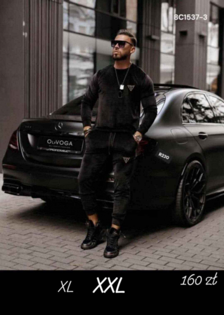 Dresy męskie welurowe Armani, EAT7, Boss, Lacoste, The Norht Face Stęszew - zdjęcie 3