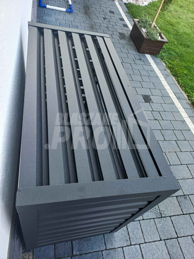 Osłona klimatyzatora - pompy ciepła 100x40x90 cm antracyt GP307 Radom - zdjęcie 9