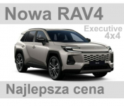 Toyota RAV-4 Nowa RAV4 Executive 4x4 192KM Kamera 360 Skóra Niska Cena