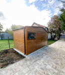 Schowek Domek ogrodowy 5x2,5m Brama Okno Rynny dwuspad NB384 Drawsko Pomorskie - zdjęcie 5