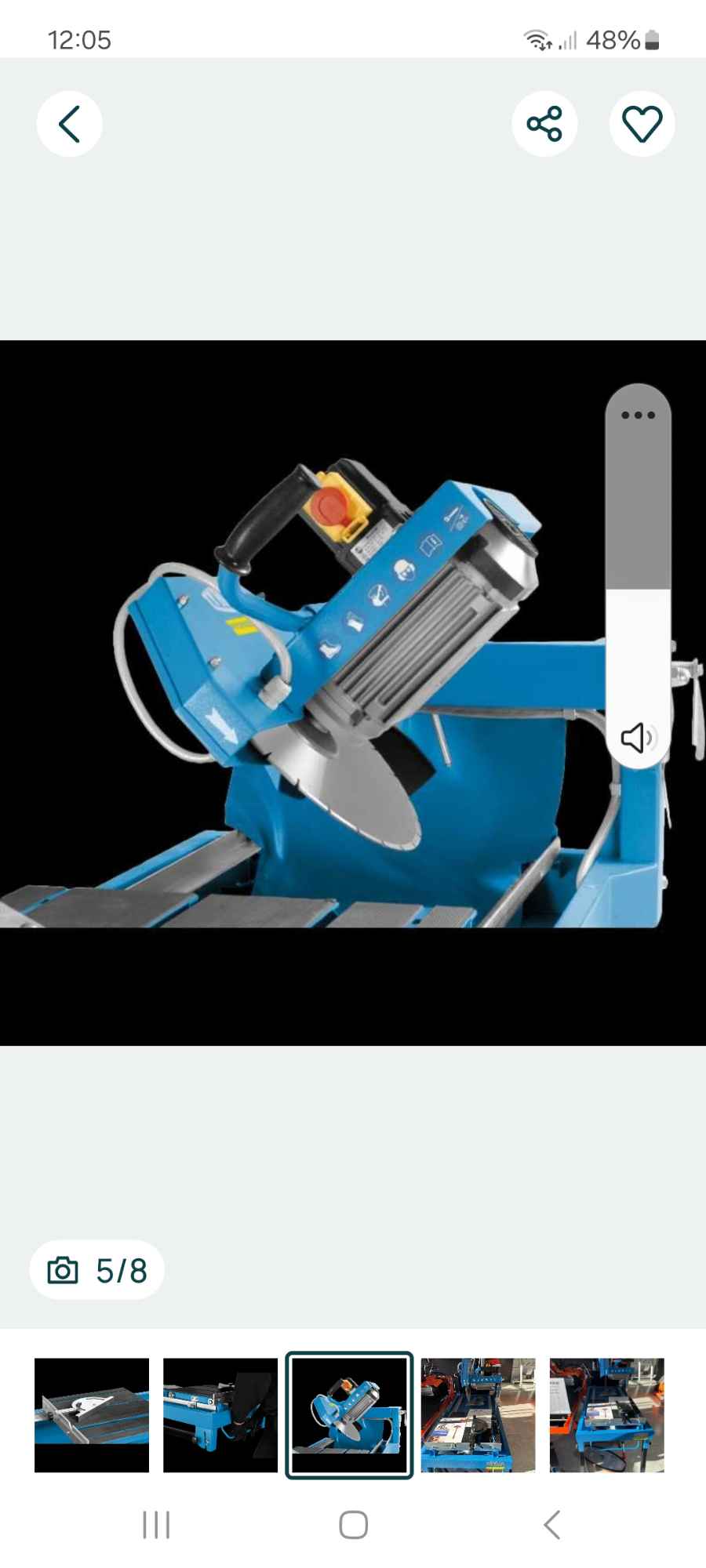 Przecinarka budowlana wodna Motycz Leśny - zdjęcie 2