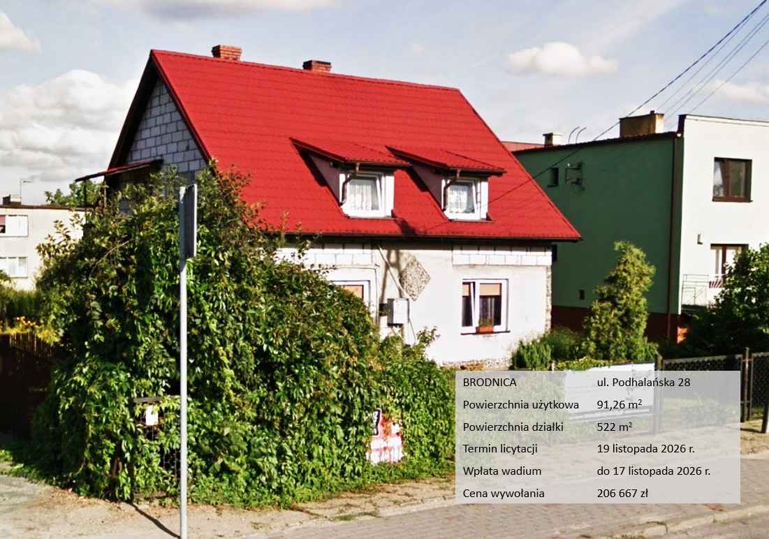 Licytacja, do odświeżenia i remontu Brodnica - zdjęcie 3