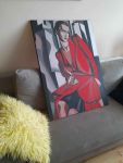 Tamara Łempicka obraz 100 na 70 cm Rembertów - zdjęcie 3