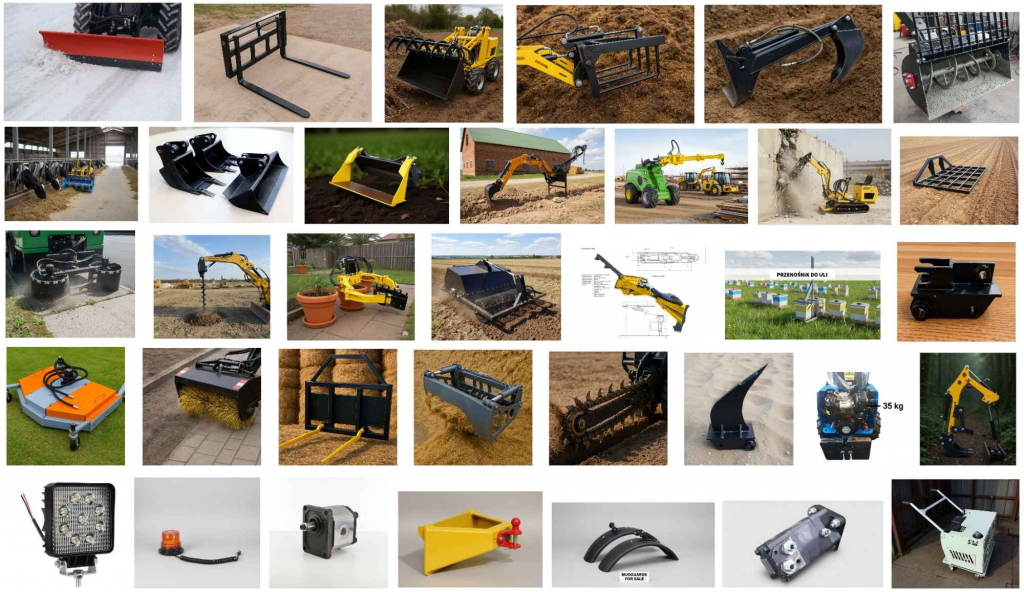 Mini Ładowarka kołowa z prostym ramieniem MS-L113FS JSB - Nowa 2025 Toruń - zdjęcie 7