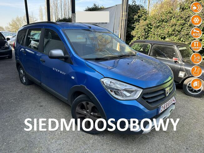 Dacia Lodgy 1.2 Stepway 115KM 7 foteli KLIMA czujniki BEZWYPADEK 2017 Tychy - zdjęcie 1