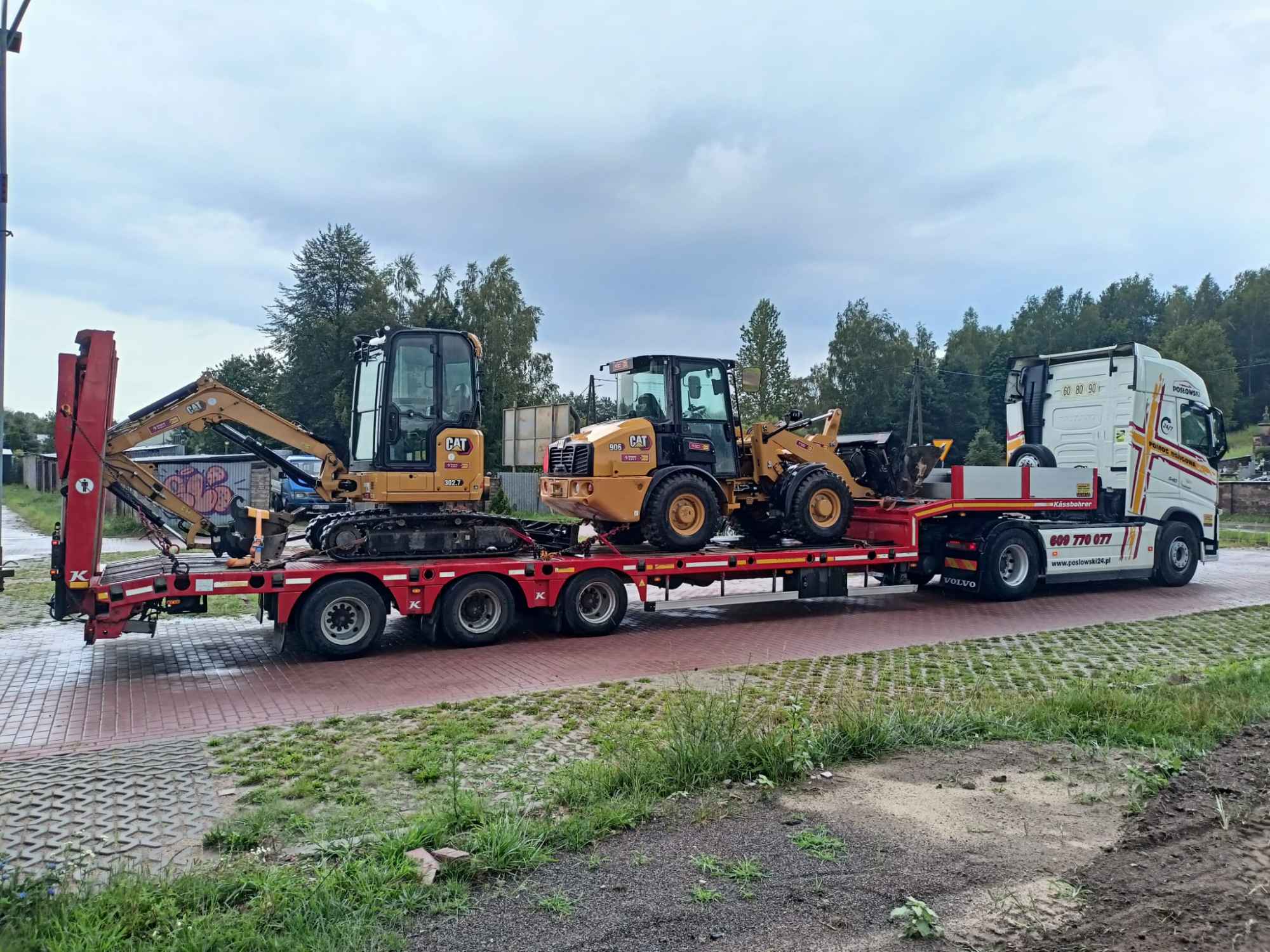 Transport ponadnormatywny Kielce Gabaryt Laweta Wózek widłowy HDS Kielce - zdjęcie 1