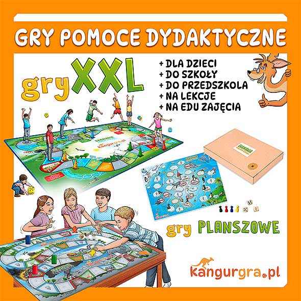 wielkie gry planszowe pomoc dydaktyczna dla DZIECI KangurGra.pl Krowodrza - zdjęcie 1