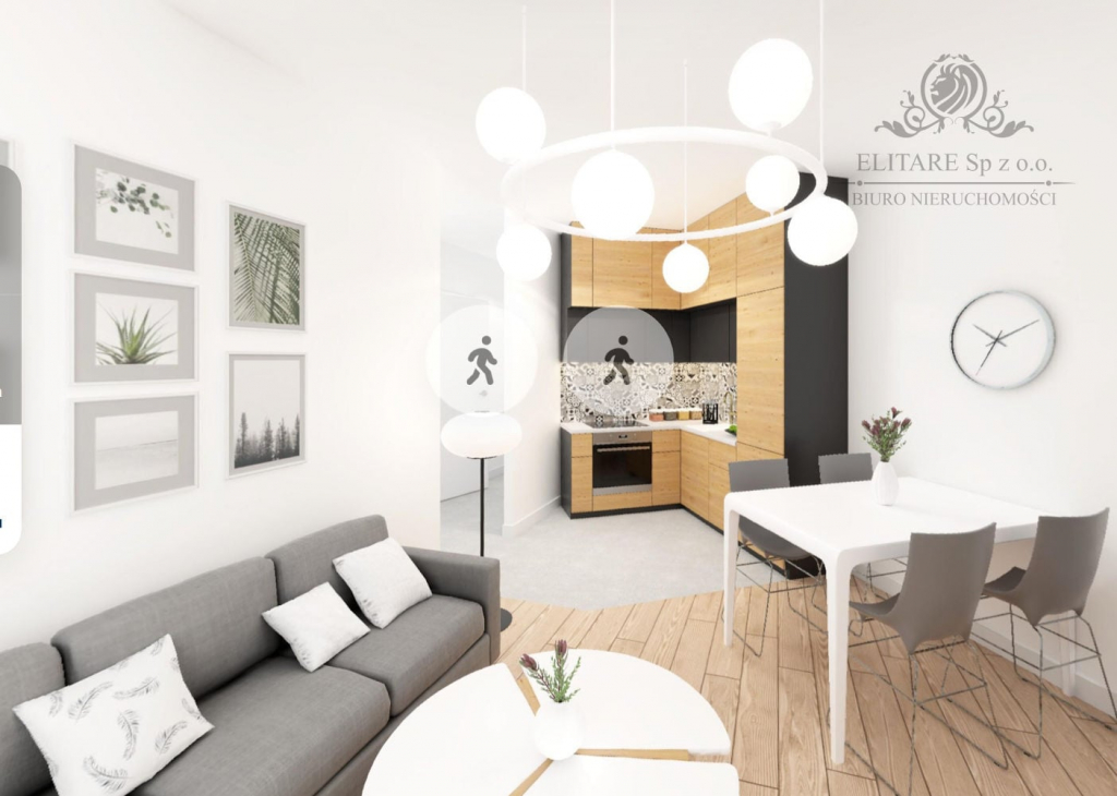 Piękne mieszkanie 2pok. o pow 38,20m2 z balkonem/ Partynice Braterska Wrocław - zdjęcie 4