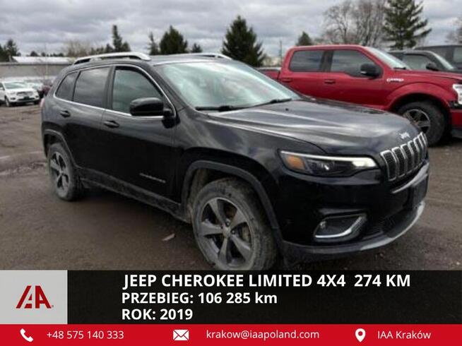 JEEP CHEROKEE LIMITED 2019 / 2.0L / V4 / 274 KM / 4X4 Kraków - zdjęcie 1