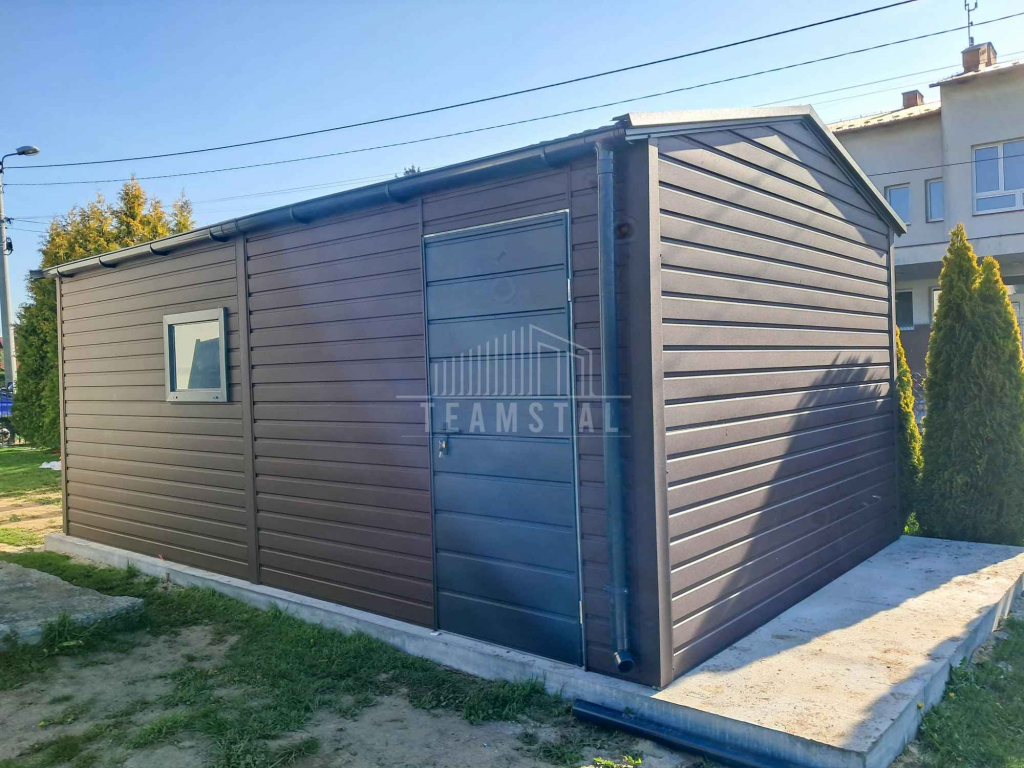 Garaż blaszany 3,5x5m - brama - drzwi - okno - rynna dach TS1070 Kalisz - zdjęcie 5