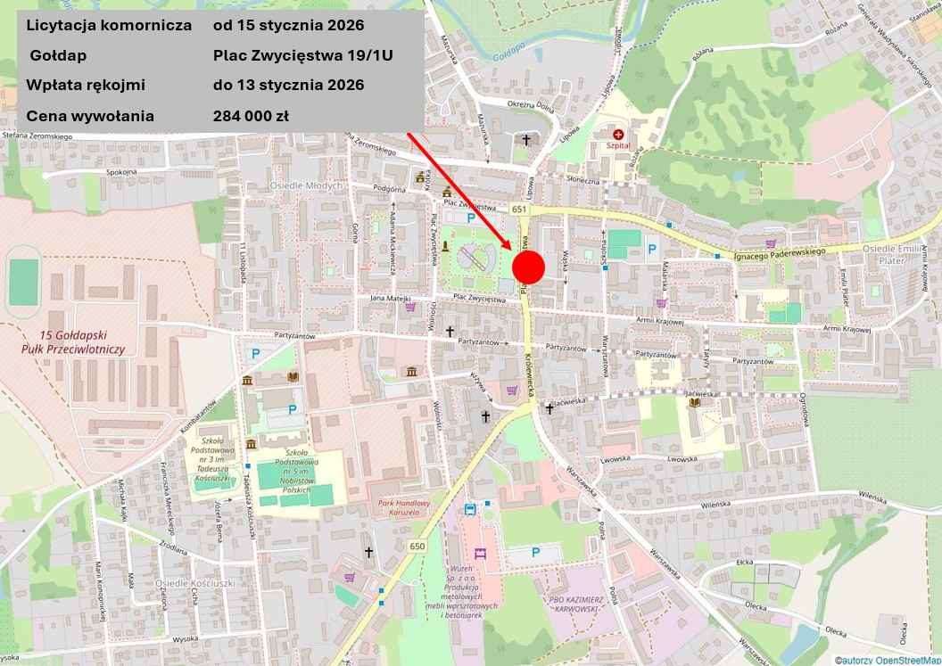 Lokal usługowy, centrum Gołdapi, licytacja Gołdap - zdjęcie 3