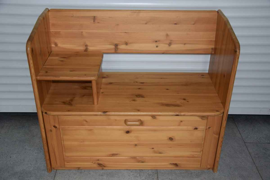 szafka na buty z siedziskiem z drewna dębowego Olsztyn - zdjęcie 1