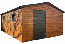 Schowek domek ogrodowy 3x5m drzwi 2x okno rynna dach ID1081