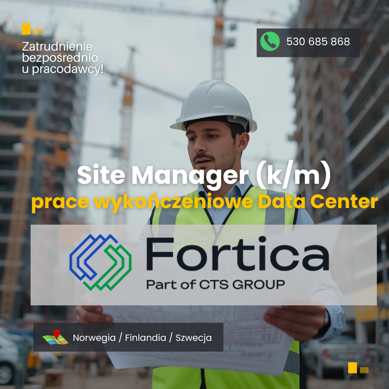 Site Manager / Kierownik robót (K/M) Mokotów - zdjęcie 1