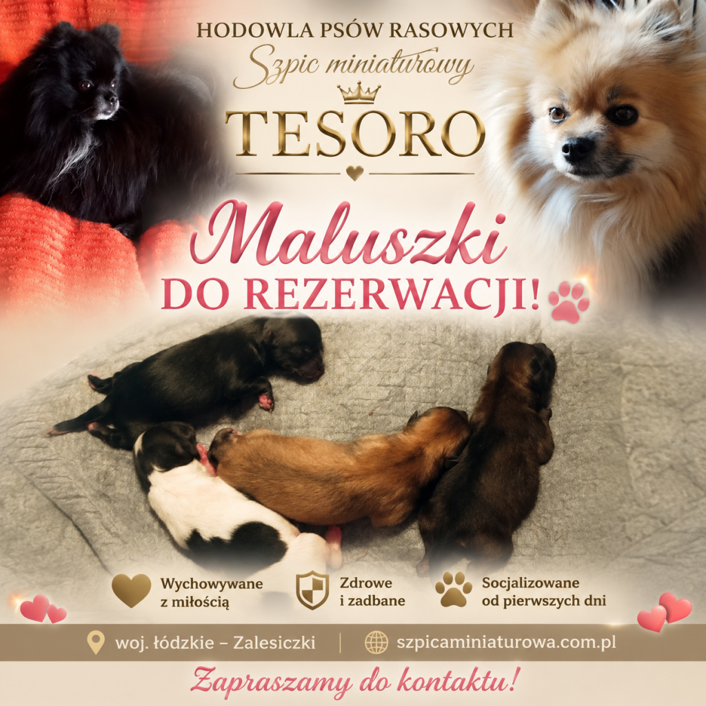 Szpic miniaturowy Dobryszyce - zdjęcie 1