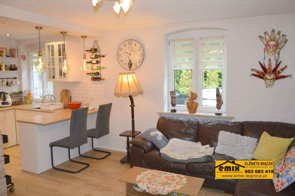 Piękne, 3 pokojowe mieszkanie z garażem i ogródkiem 7 ok od Złotoryi Złotoryja - zdjęcie 1