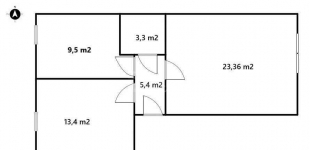 2pok, 55met, Okolice Placu Grunwaldzkiego PIWNICA (Wrocław) Śródmieście - zdjęcie 6