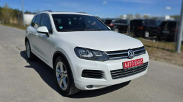 Volkswagen Touareg 4x4 ledy automat bixenon R-LINE  biała perła Lębork - zdjęcie 3