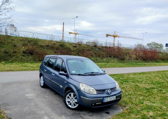 Renault Grand Scenic II 1.9dCi 130 KM 2005r wersja 7-os. hak Rzeszów - zdjęcie 4