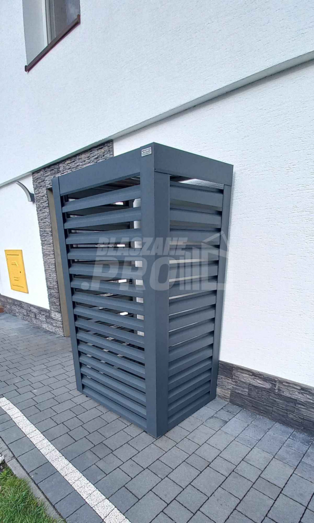 Osłona pompy ciepła 90x50x180 cm  antracyt  GP325 Jastrowie - zdjęcie 7