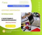 Asystent/Asystentka w dziale kadr z orzeczeniem - Warszawa