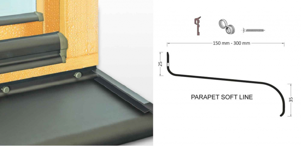 PARAPETY aluminiowe Aluron Skawina - zdjęcie 1